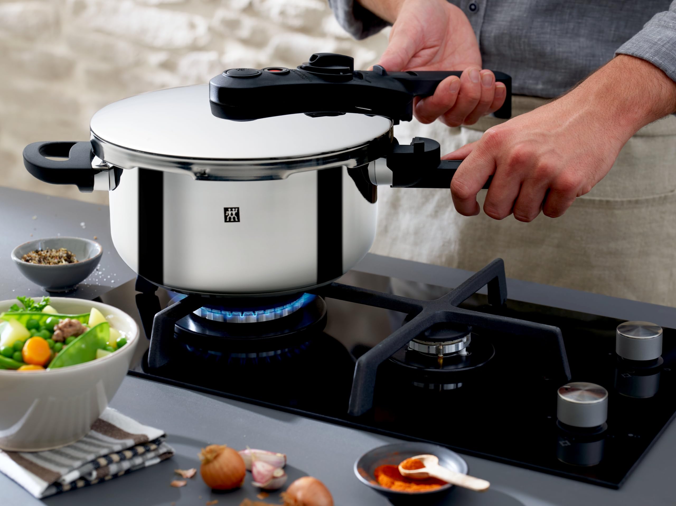Zwilling EcoQuick II pentola a pressione 22 cm 6 L acciaio inox