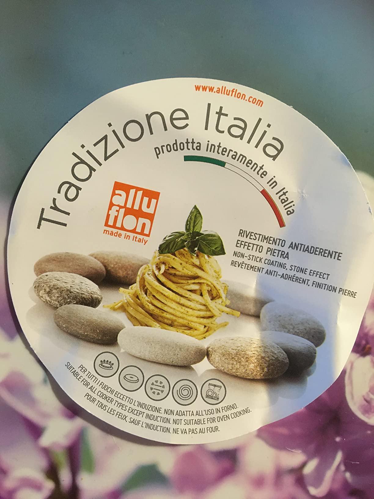 Alluflon Tradizione Italia Bollilatte 12 cm Antiaderente Pietra