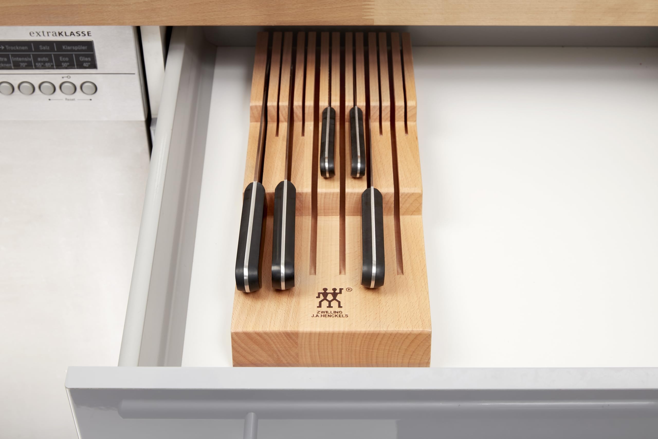 Zwilling inserto portacoltelli cassetto 12 coltelli legno