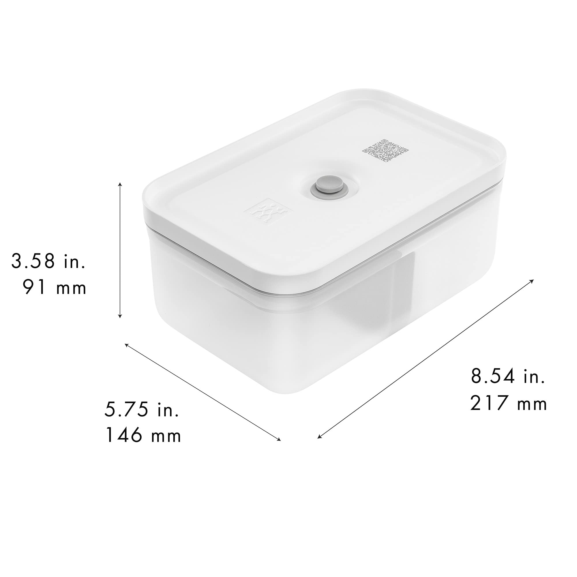 Zwilling Fresh & Save Contenitore Pranzo Plastica Grande Grigio