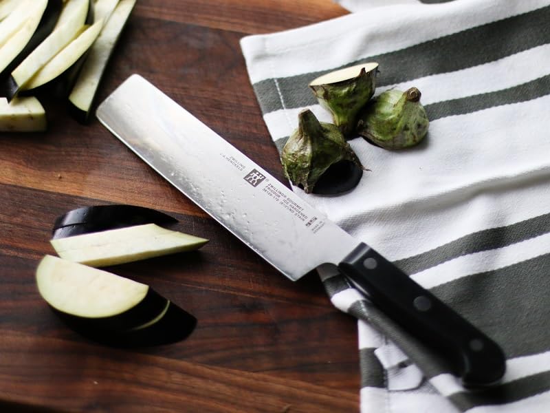 Zwilling Gourmet coltello Nakiri 17 cm nero acciaio inox