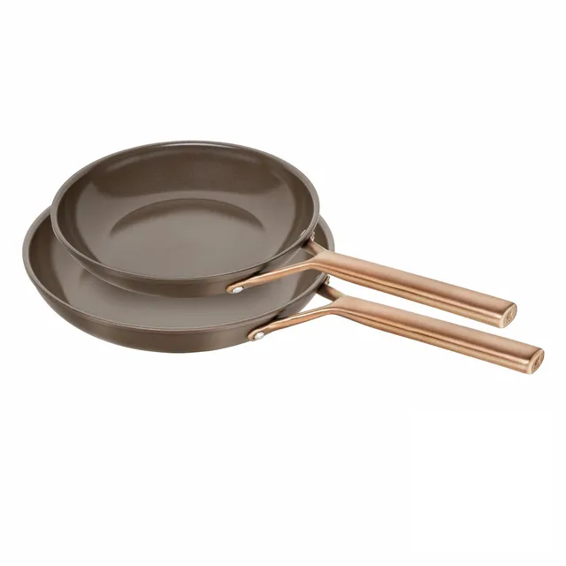 ZWILLING Milano Set 2 Padelle 24+28 cm Marroni Induzione