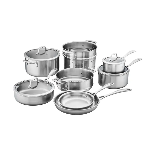 Zwilling Spirit Stainless set pentole acciaio 12 pezzi induzione