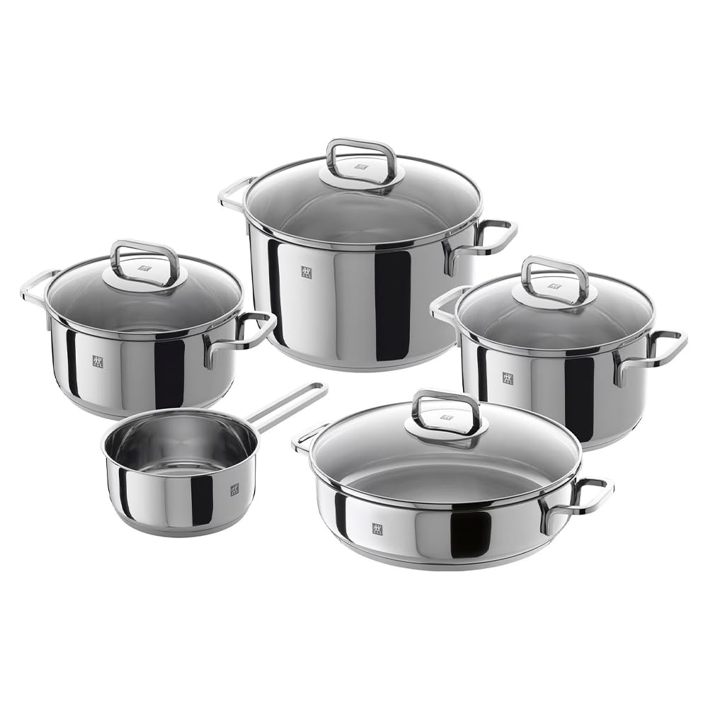 Zwilling Quadro batteria pentole 5 pezzi acciaio induzione