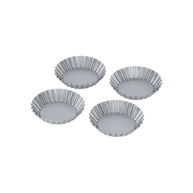 Berndes Alu Recycled Oven stampi tartellette 11 cm 4 pezzi