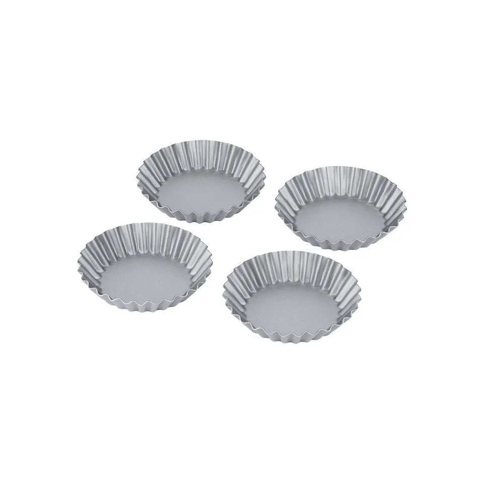 Berndes Alu Recycled Oven stampi tartellette 11 cm 4 pezzi