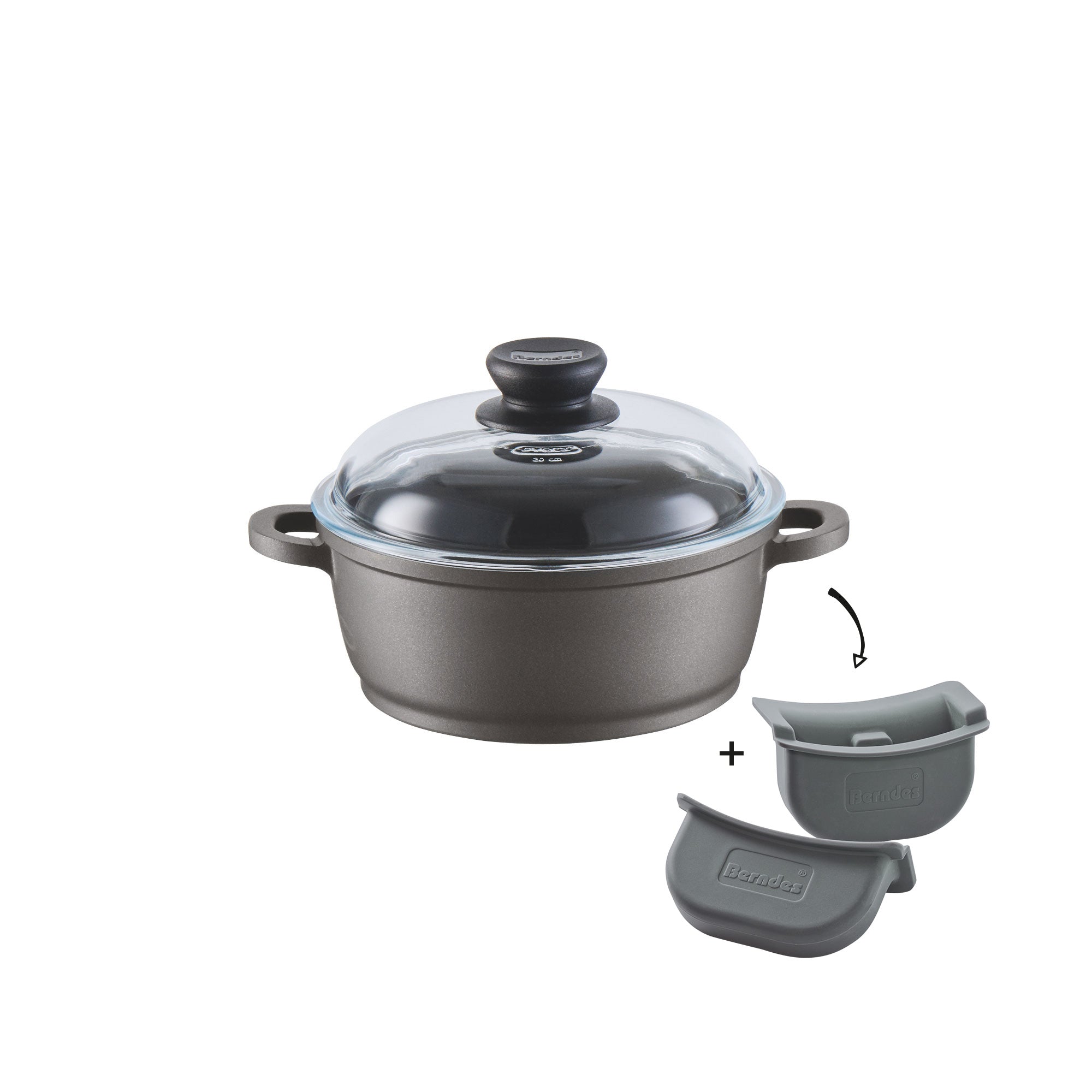 Berndes Bonanza Induction pentola 20 cm con coperchio