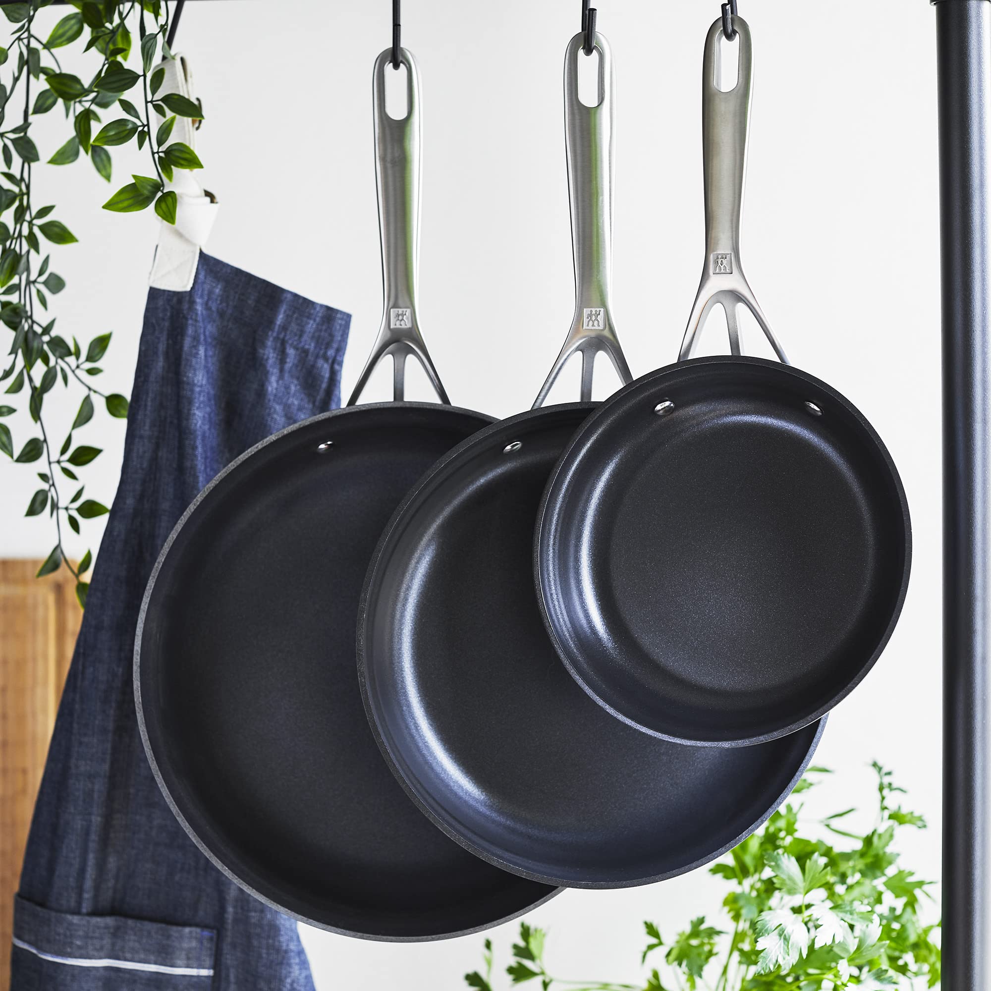 Zwilling Motion set padelle antiaderenti 3 pezzi nero