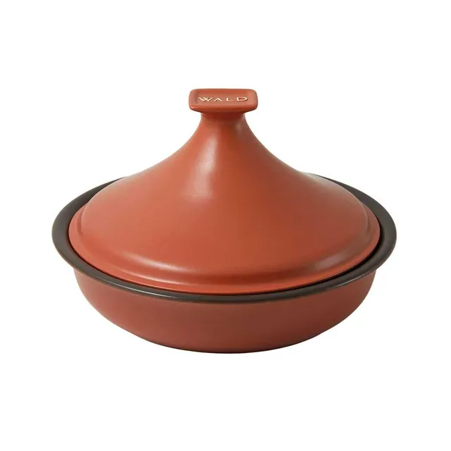 Wald Cottura tajine argilla rossa 31,5 cm pentola lenta