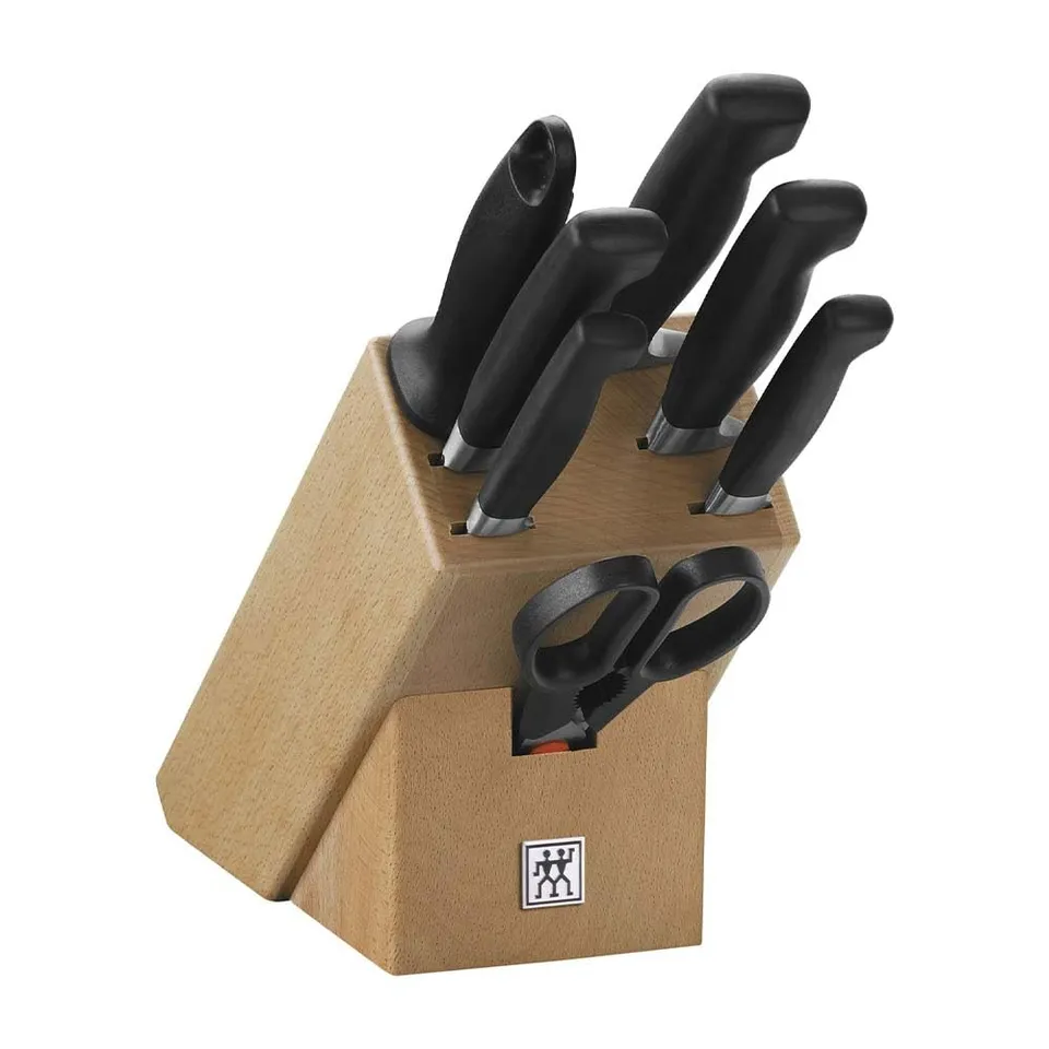 Zwilling Vier Sterne set coltelli ceppo 8 pezzi legno