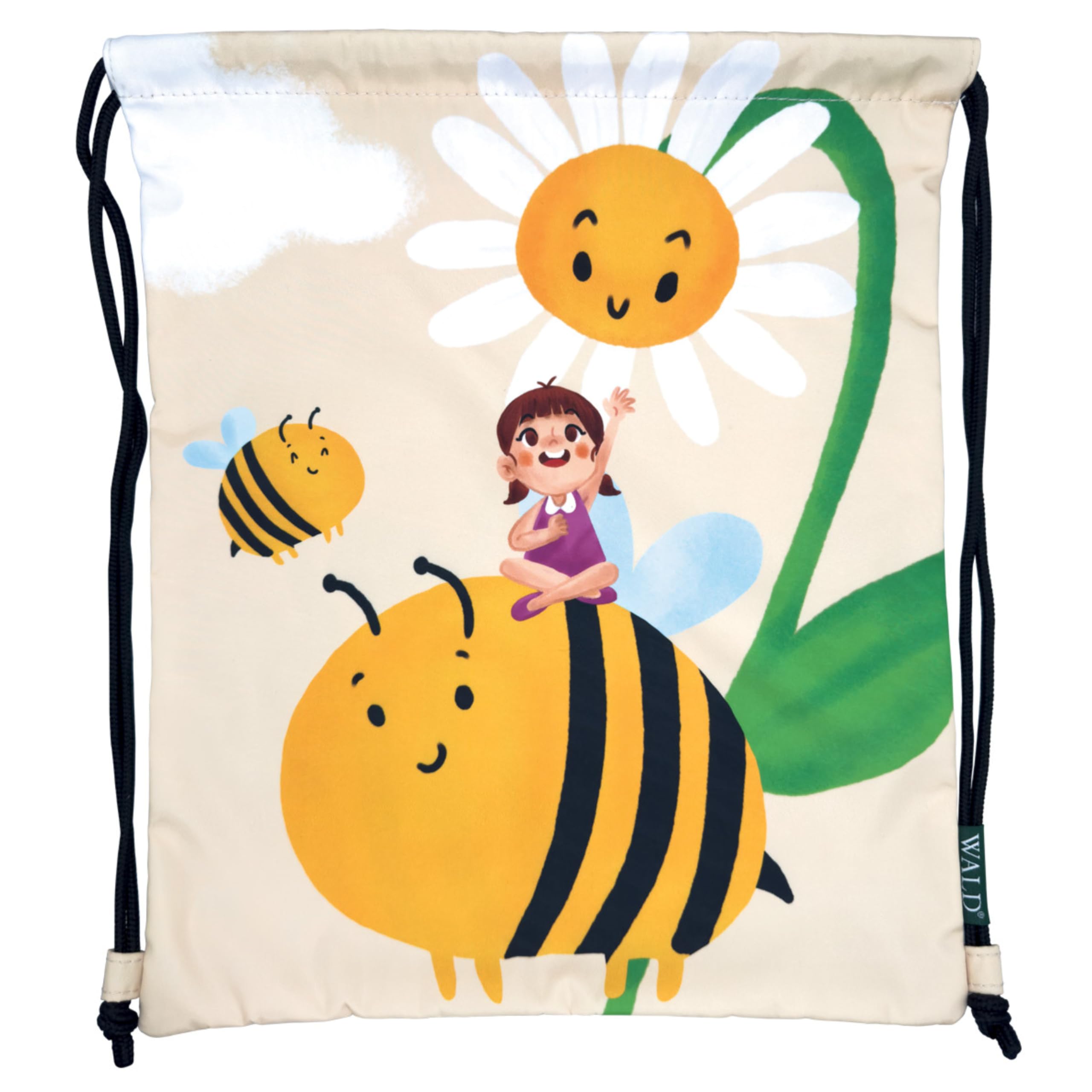 Wald Junior Sacca Apina zainetto cordoncino 34x42 cm