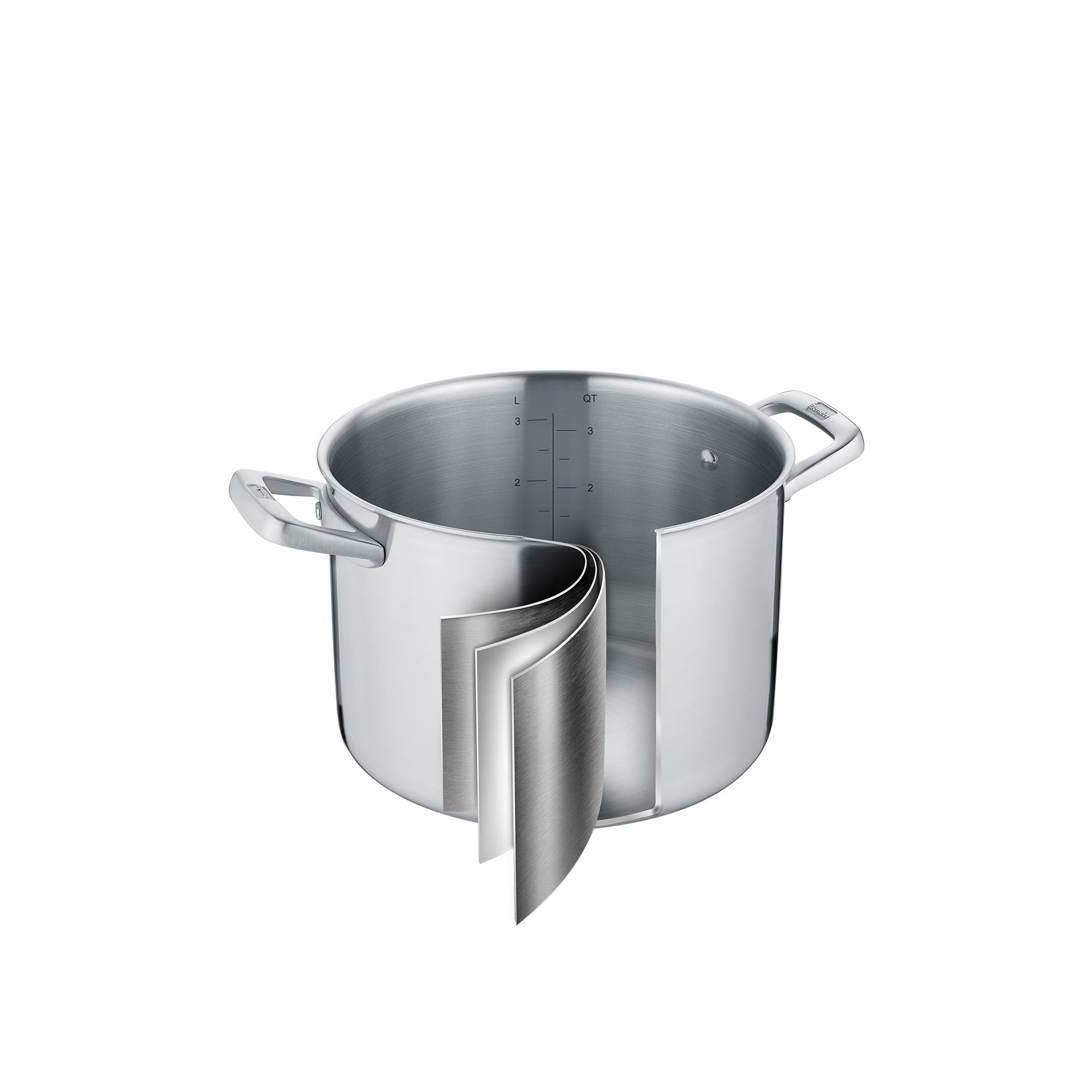 Berndes Tricion Resist pentola 20 cm coperchio vetro acciaio