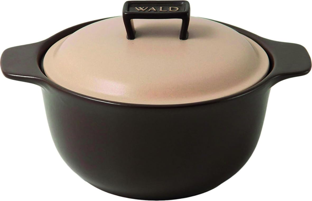Wald Cottura pentola ceramica 150 cl antracite fiamma e forno