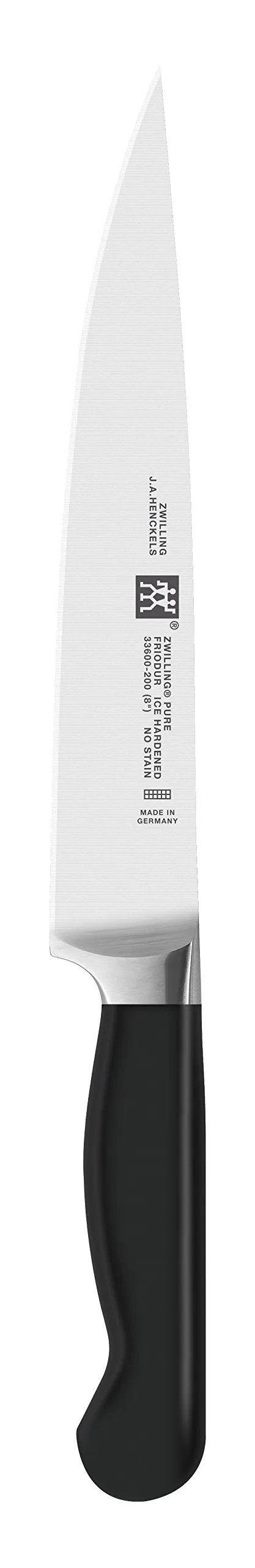 Zwilling Pure Coltello Carne 20 cm Acciaio Inox Nero