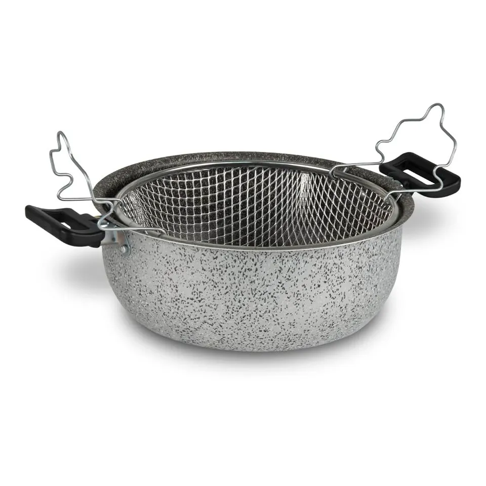 Mamù Janet 2.0 friggitrice alluminio antiaderente 24 cm