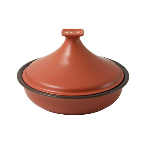 Wald Cottura tajine argilla rossa 31,5 cm pentola lenta