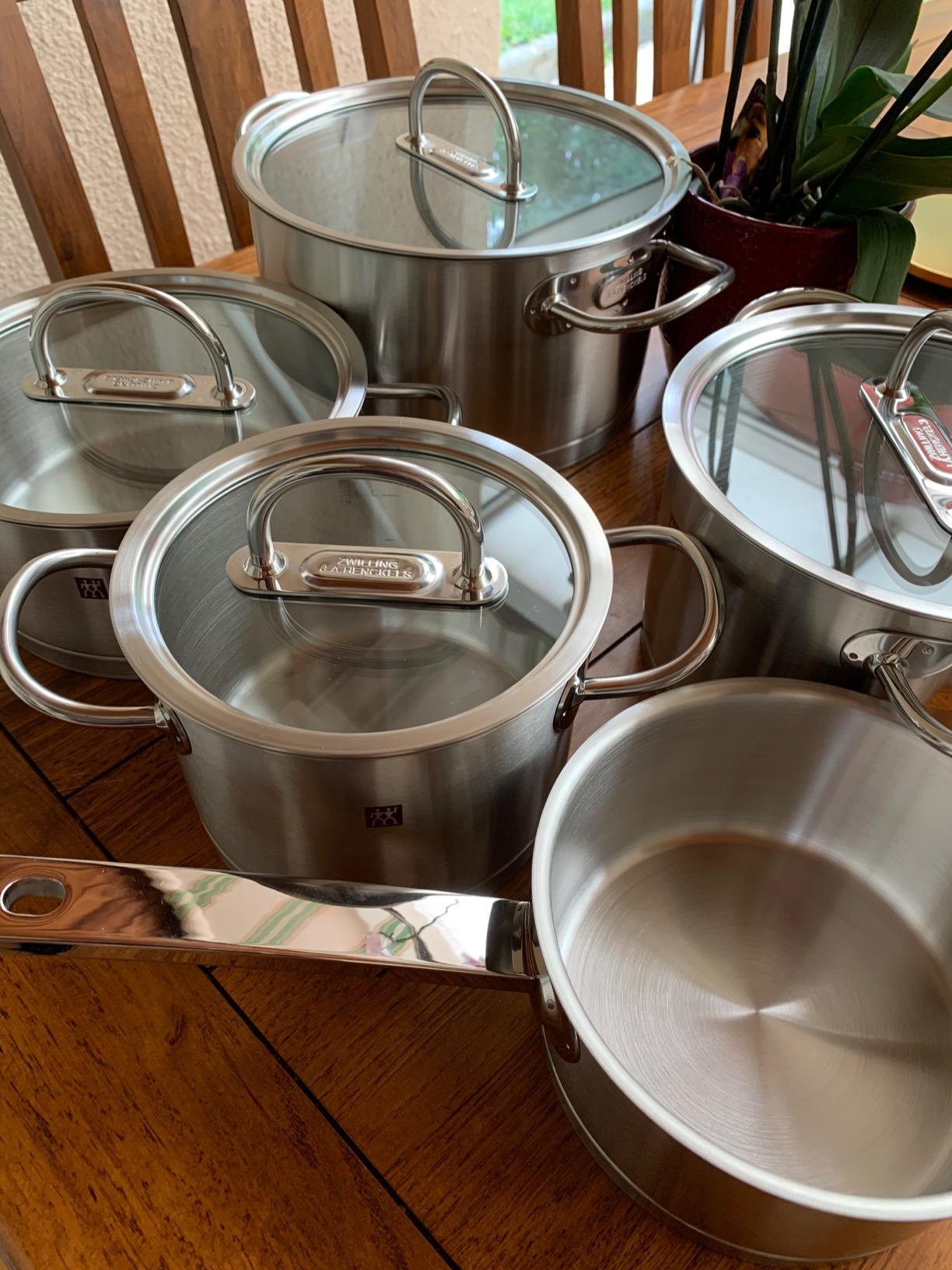 Zwilling Prime Set Pentole Acciaio Inox 4 Pezzi Induzione