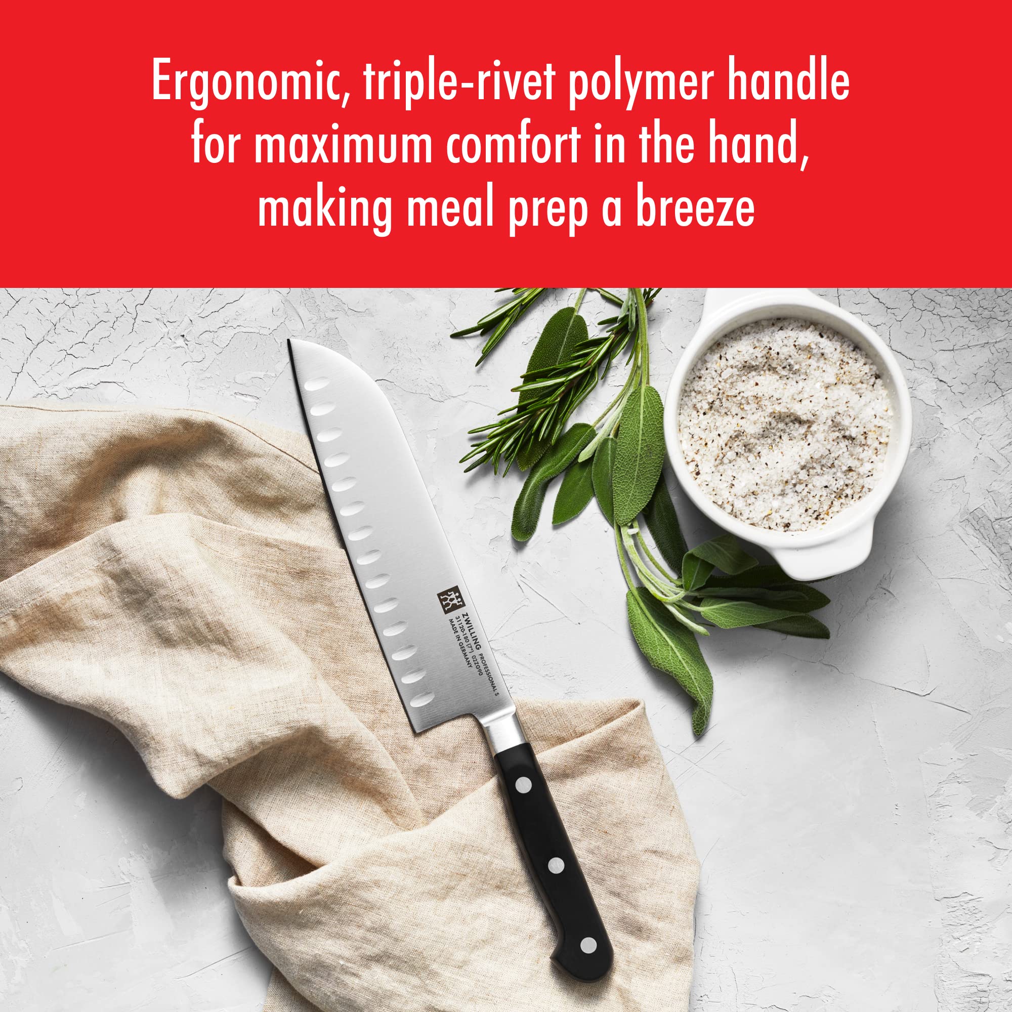 ZWILLING Pro set 7 coltelli con barra magnetica 44,5 cm acciaio