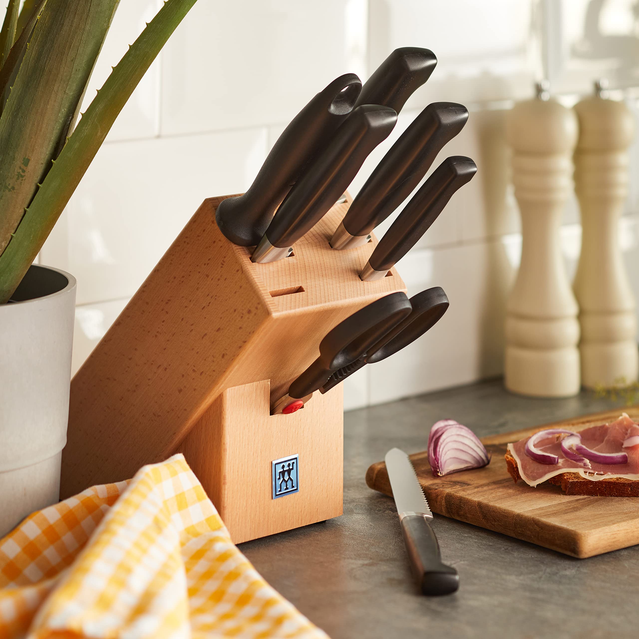 Zwilling Vier Sterne set coltelli ceppo 8 pezzi legno