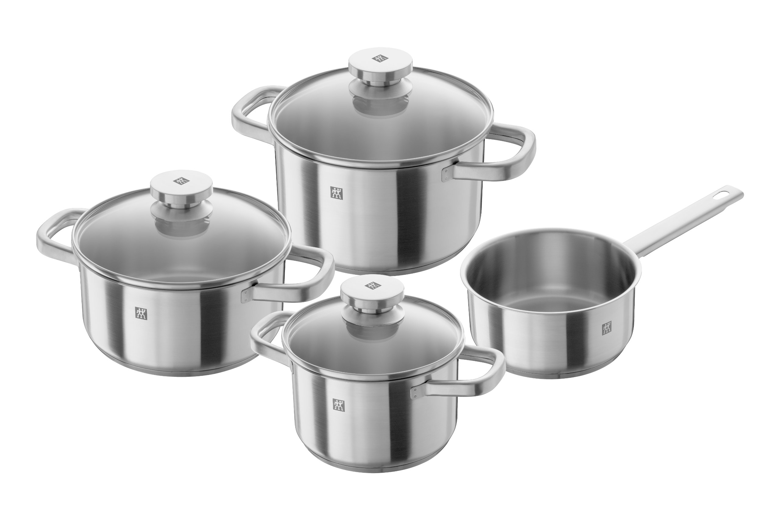 Zwilling set pentole 4 pezzi acciaio induzione