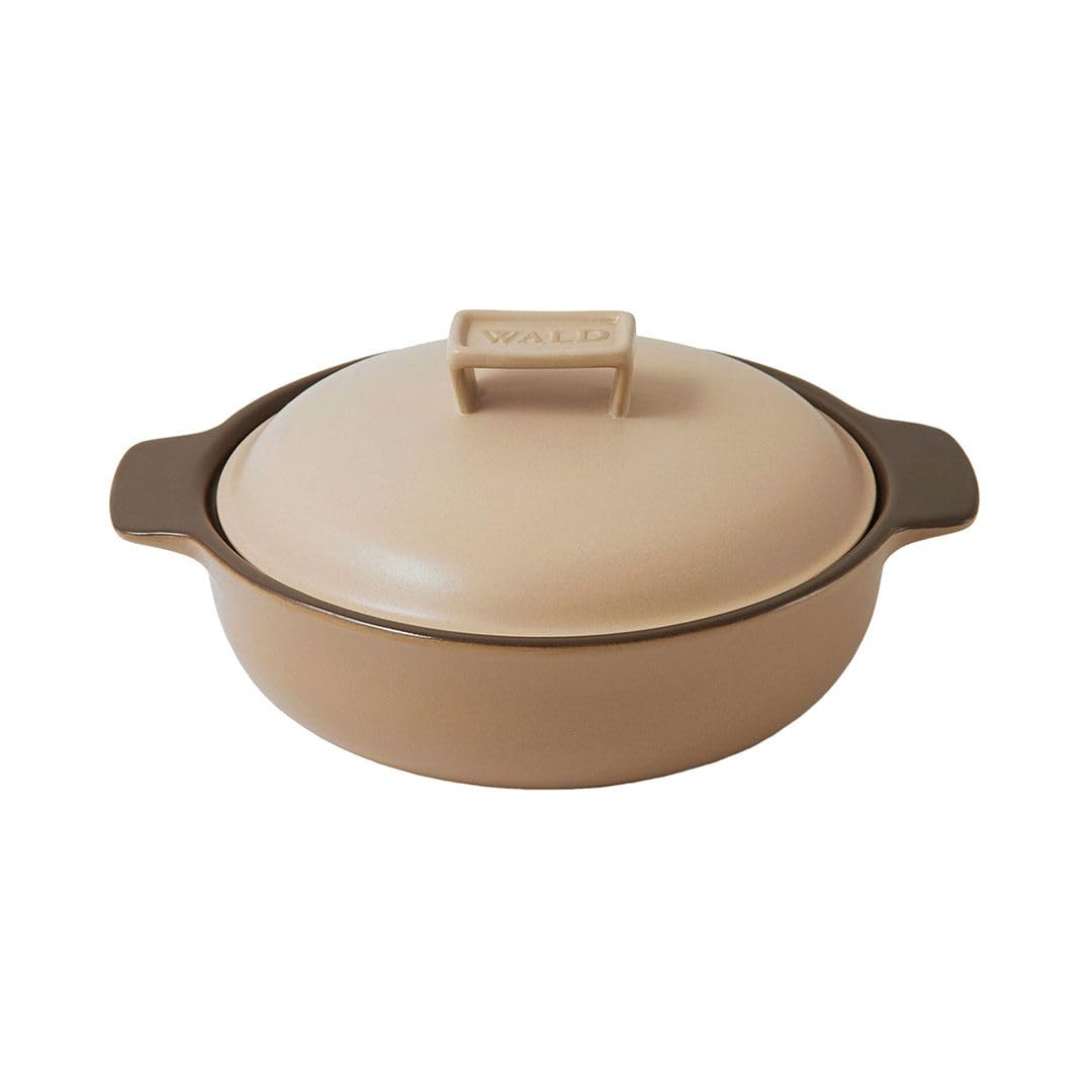 Wald Cottura tegame ceramica antracite con coperchio
