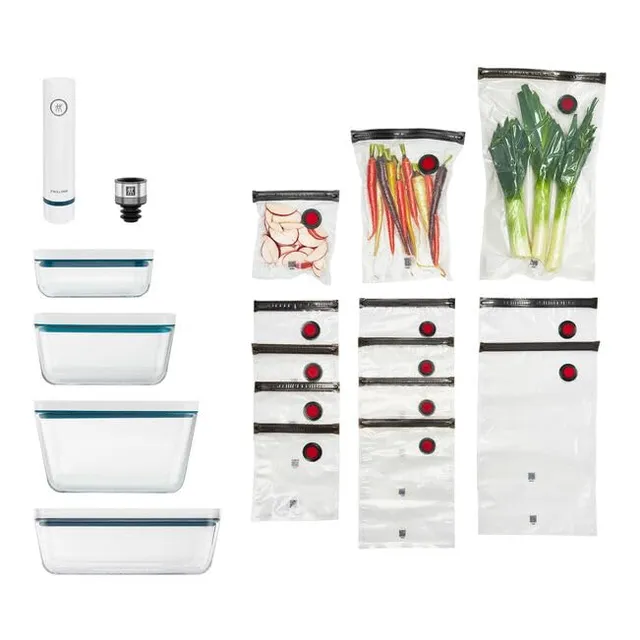 Zwilling Fresh & Save La Mer Set Sottovuoto 16 Pezzi Vetro