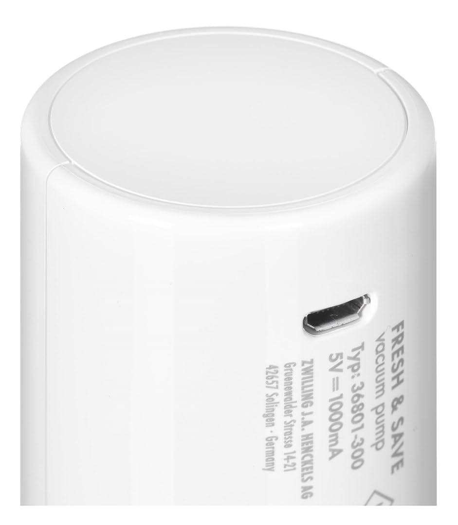 Zwilling Fresh & Save pompa sottovuoto bianco senza fili