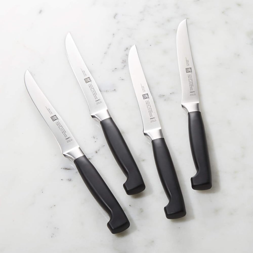 Zwilling Four Star Set 4 Coltelli Bistecca Acciaio Inox