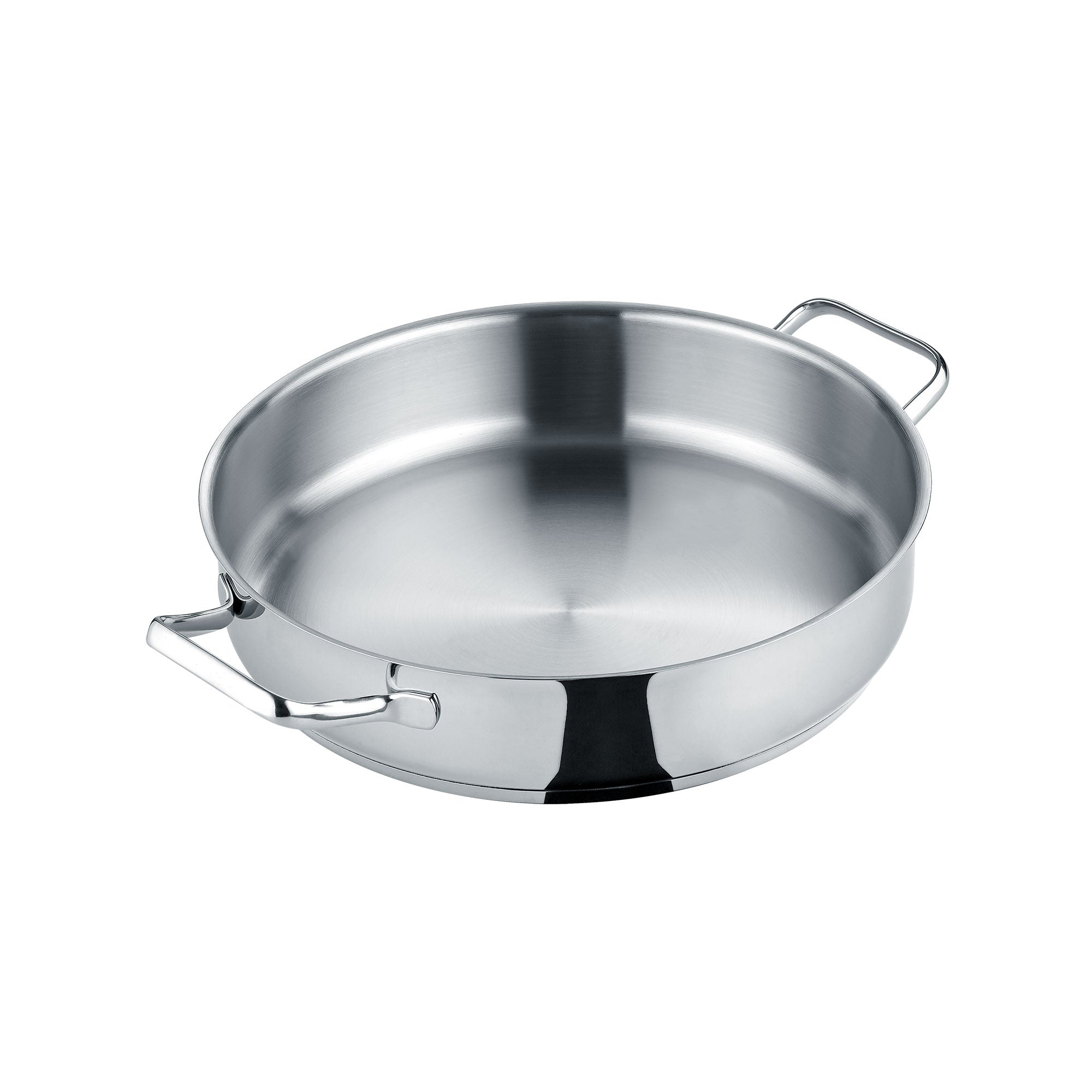 Berndes b.brilliant padella alta 28 cm con coperchio acciaio inox