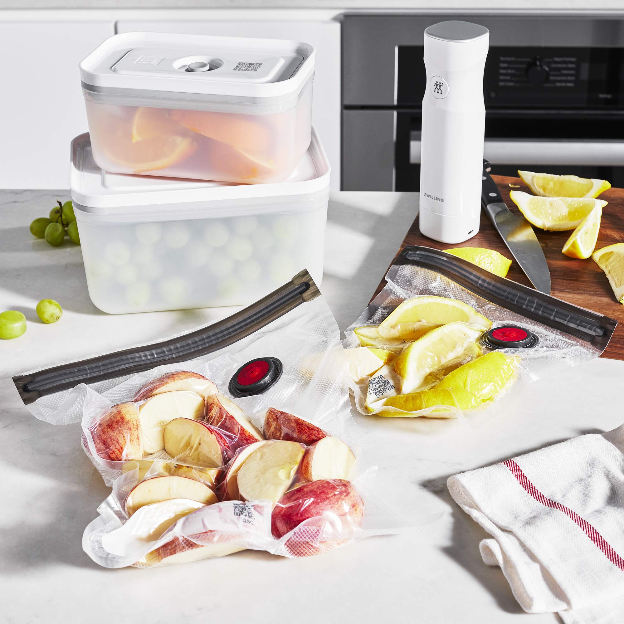 Zwilling Fresh & Save Set Sottovuoto 7 Pezzi con Pompa