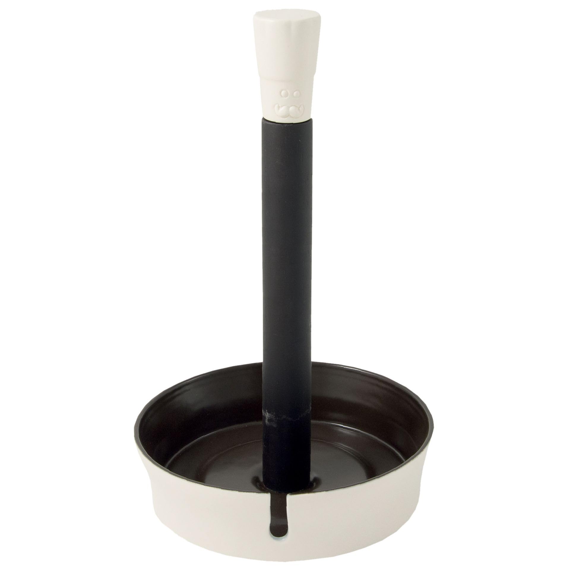 Wald Tavola e cucina portarotolo ceramica bianco 30,5 cm