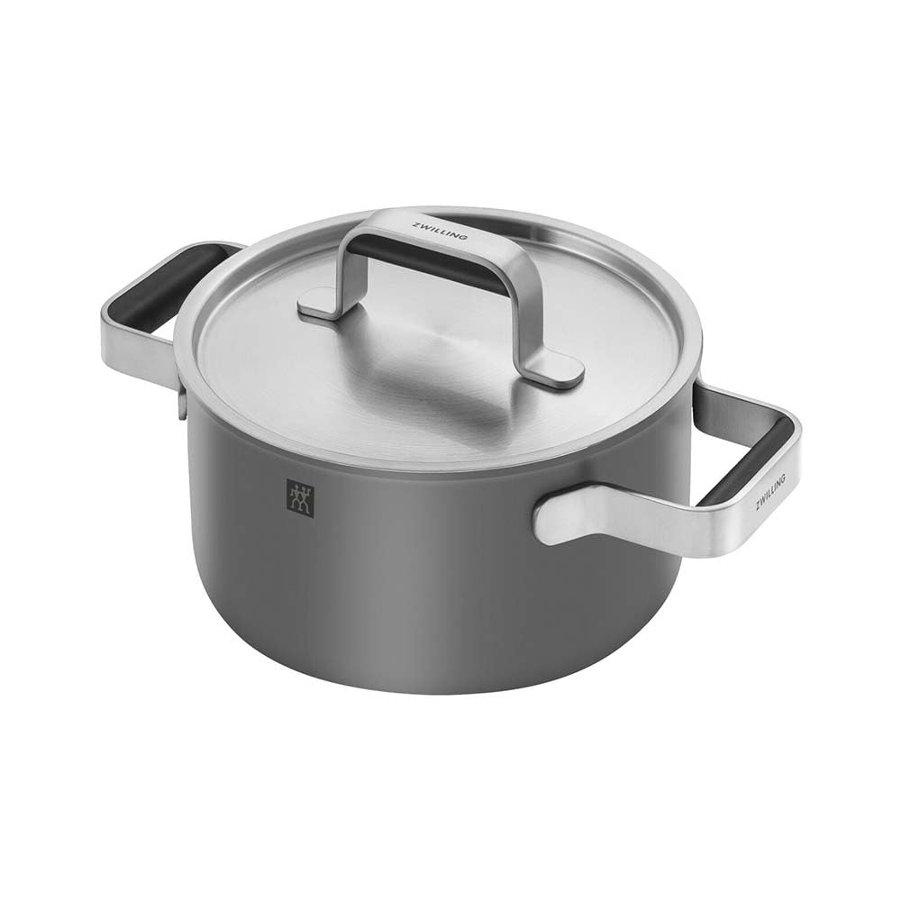 Zwilling Pure Set 5 Pentole Ceramica 16-20-24 cm Antracite