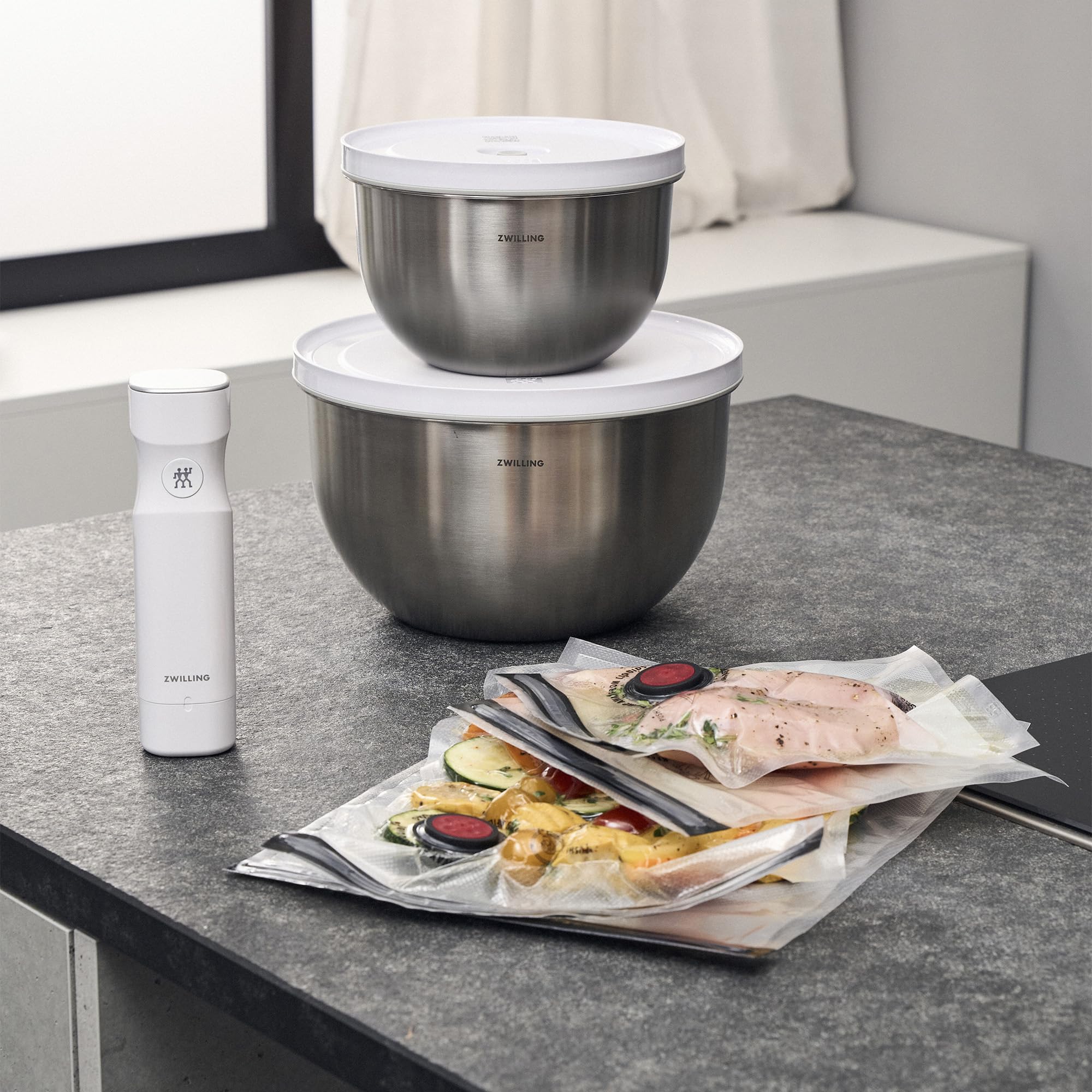 Zwilling Fresh & Save set 9 ciotole inox sottovuoto BPA free