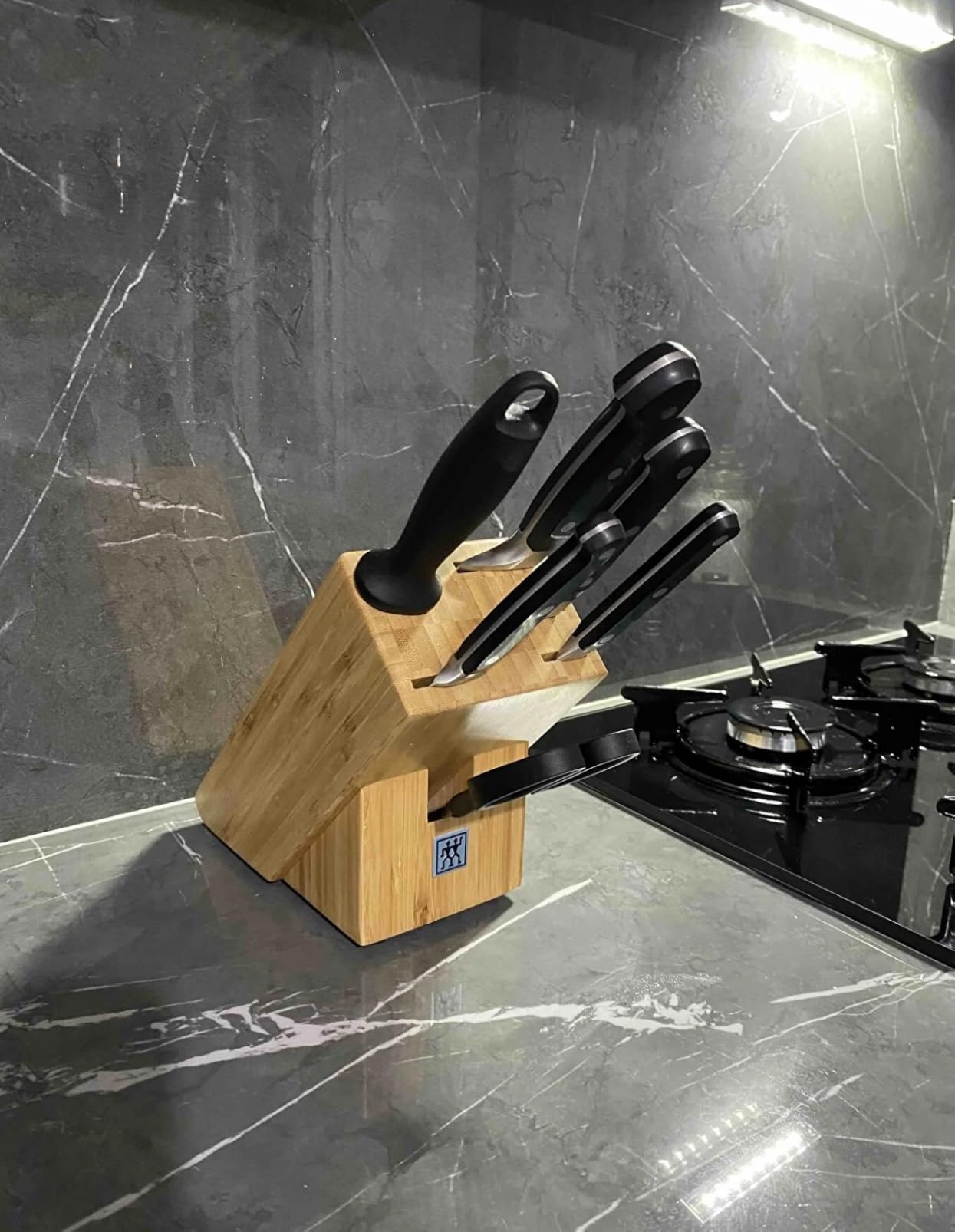 Zwilling Gourmet Set Coltelli 7 Pezzi con Ceppo Inox