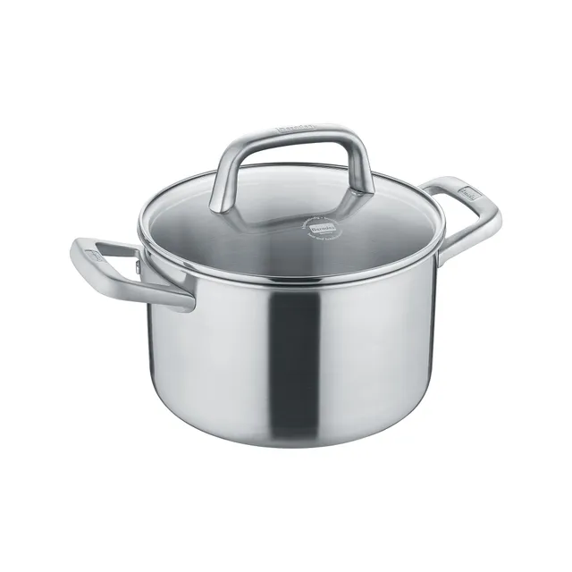 Berndes Tricion Resist Pentola 24 cm Acciaio con Coperchio