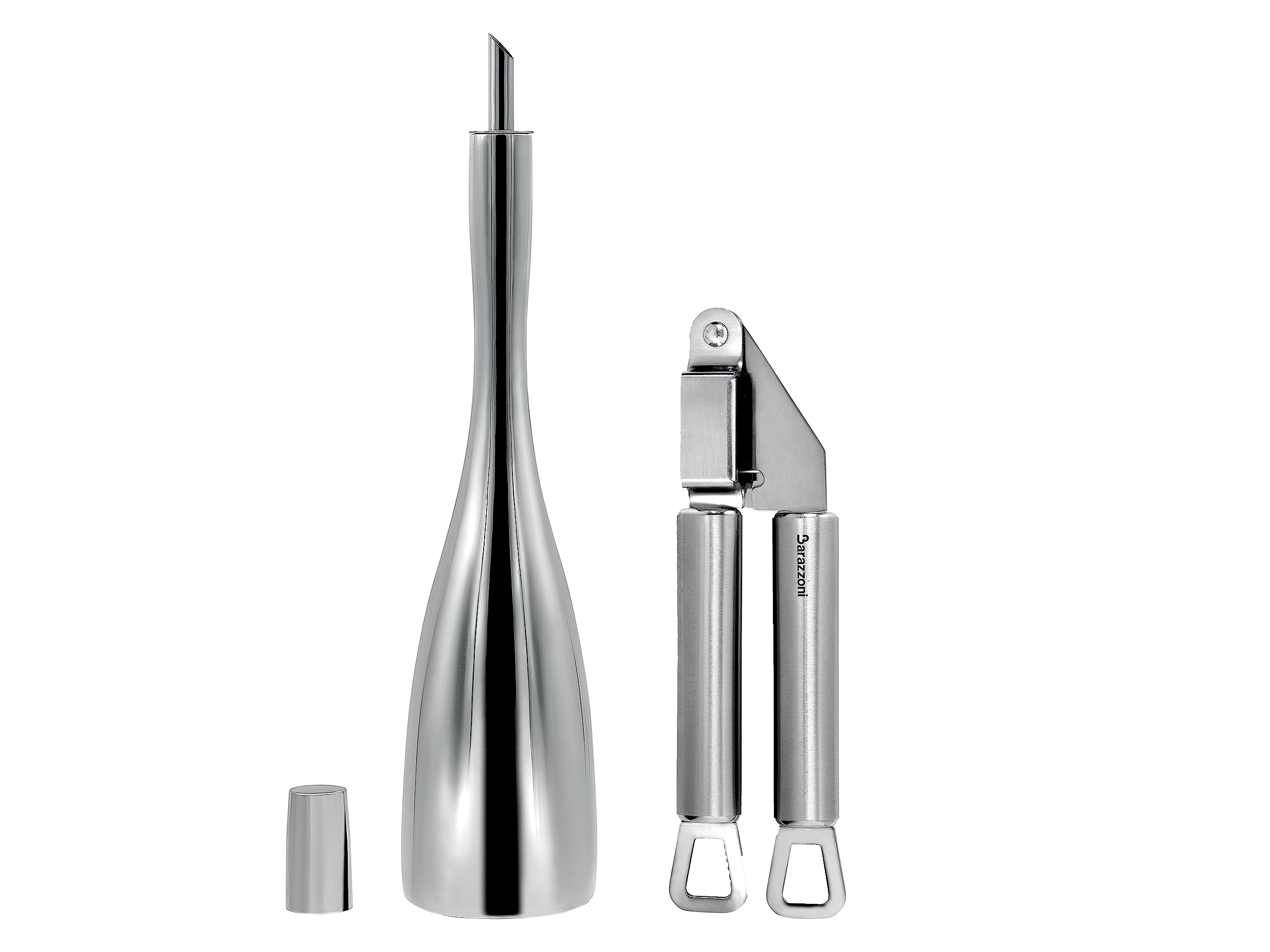 Barazzoni Accessori set olio e sale oliera Olly 450 ml acciaio