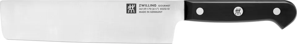Zwilling Gourmet coltello Nakiri 17 cm nero acciaio inox
