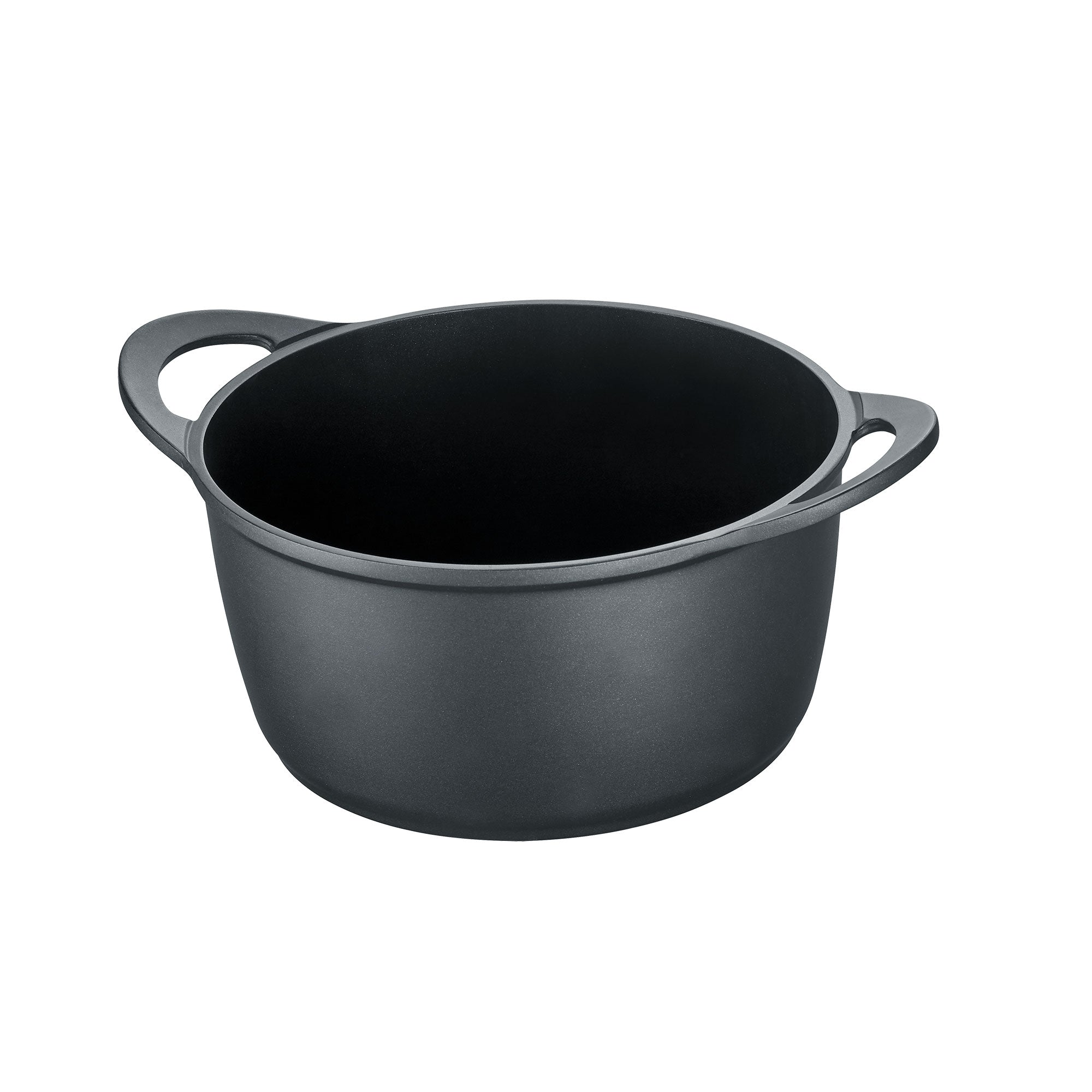 Berndes Vienna Pentola 20 cm con Coperchio Alluminio Nero