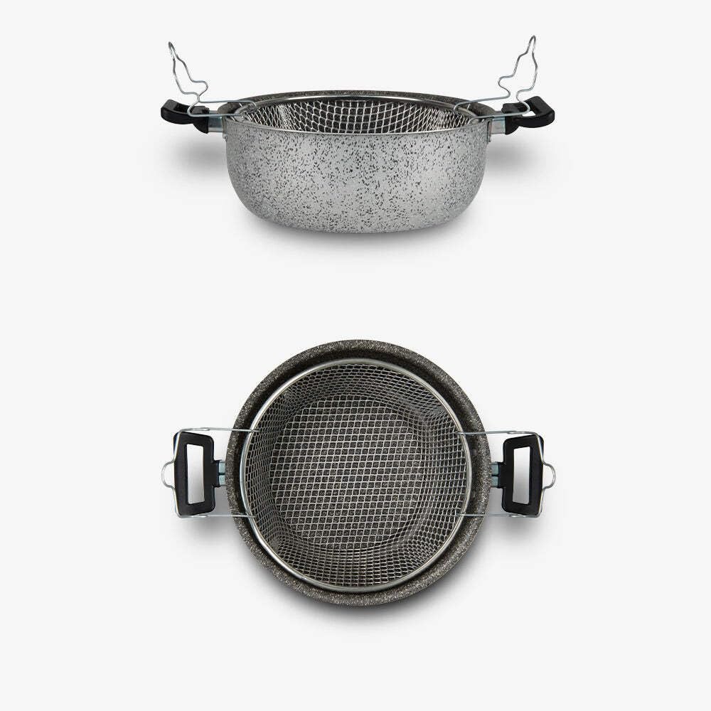 Mamù Janet 2.0 friggitrice alluminio antiaderente 24 cm