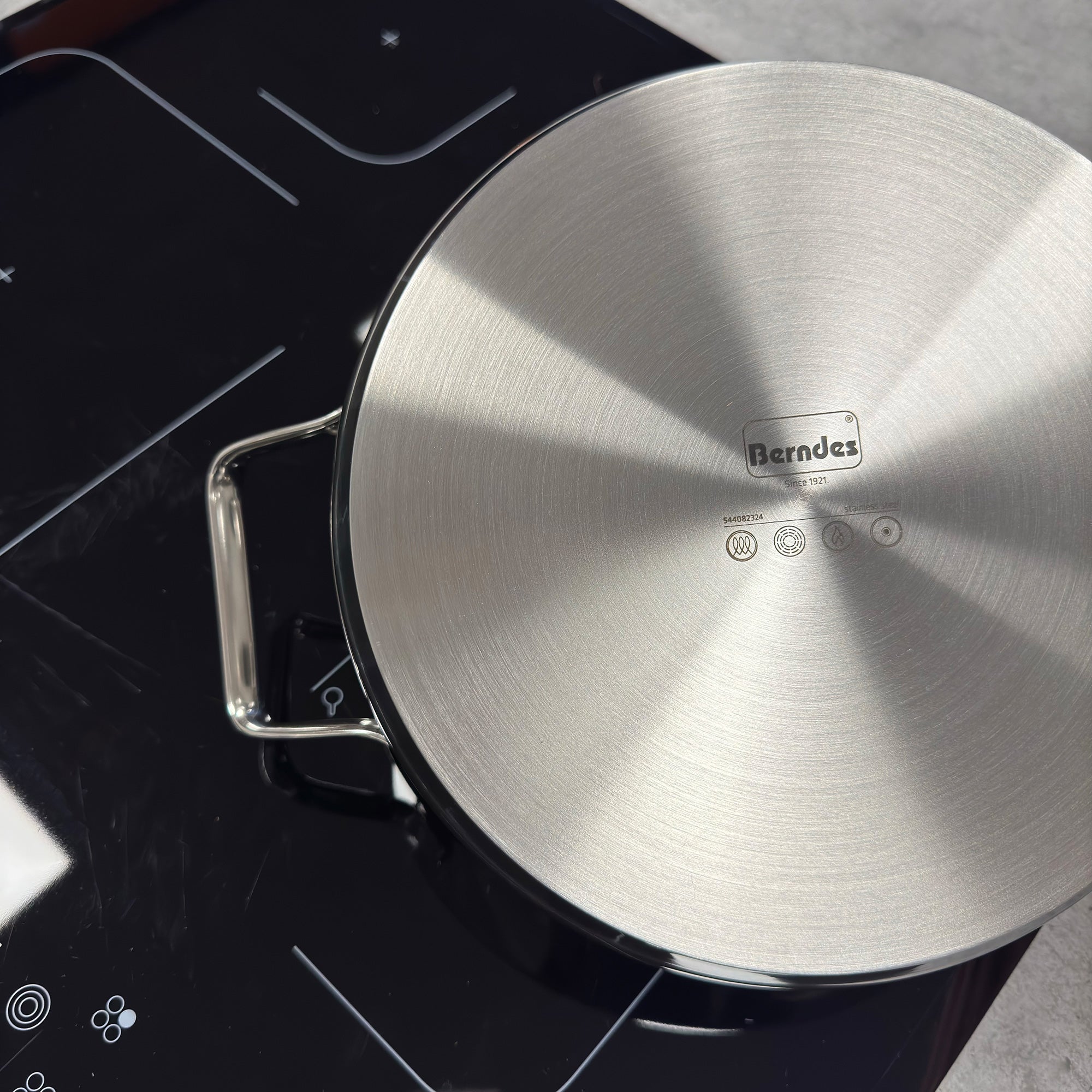 Berndes b.brilliant padella servire 28 cm con coperchio