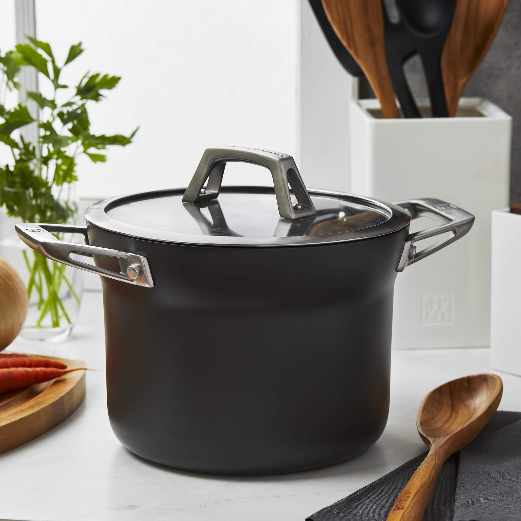 Zwilling Movimento Pentola Zuppa 4 Qt Alluminio Nero