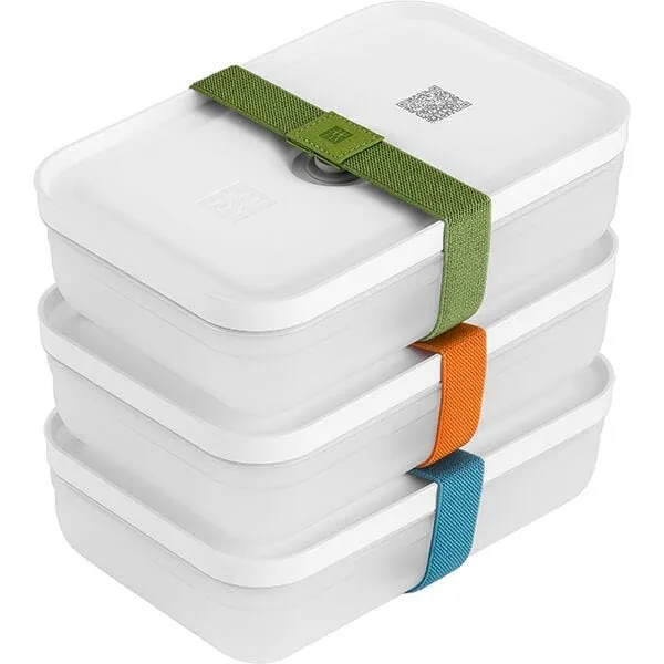 Zwilling Fresh & Save box pranzo grigi 3 pezzi sottovuoto
