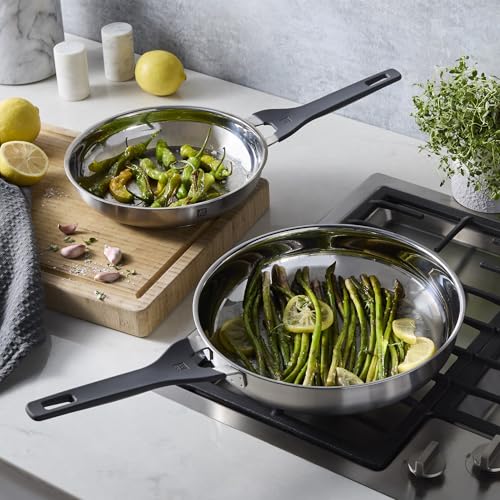 Zwilling Simplify Set 2 Padelle Inox 24,1+28 cm Induzione