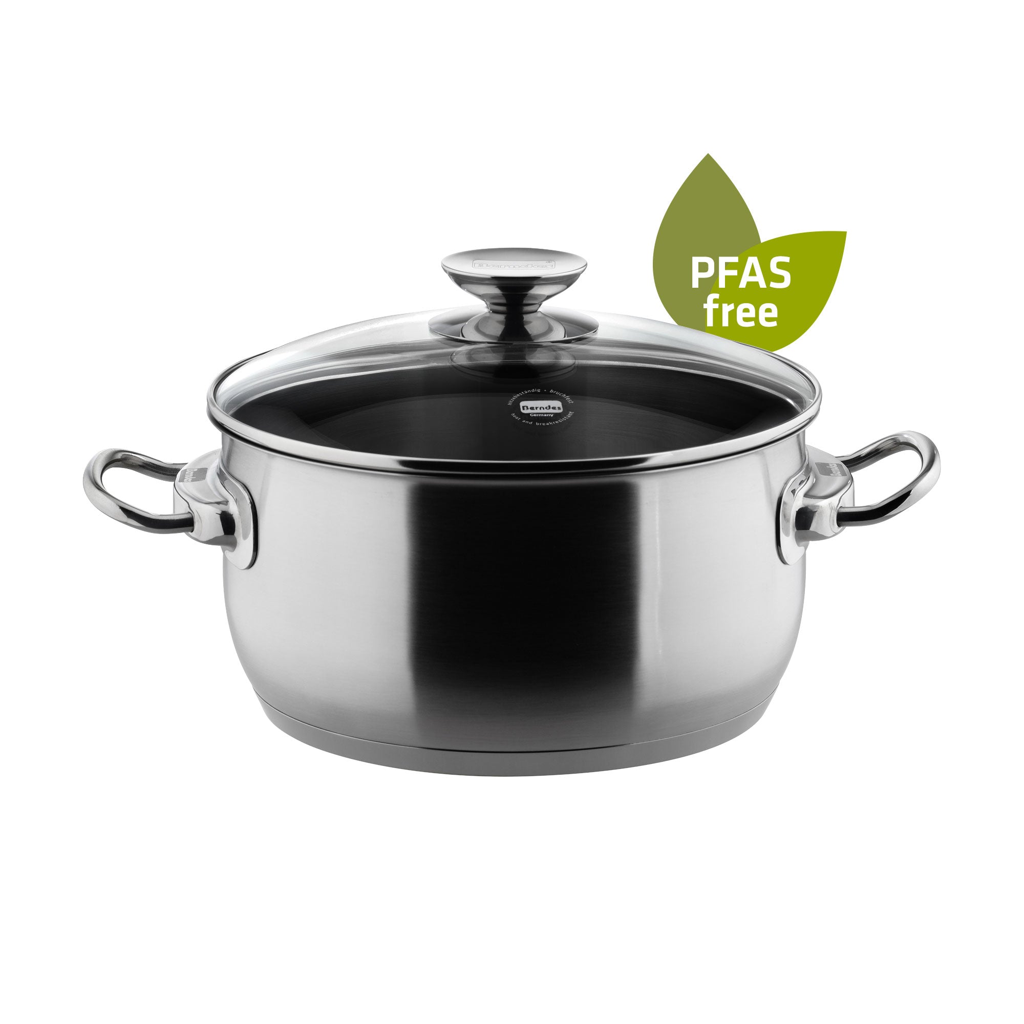 Berndes Injoy Pentola 16 cm Acciaio Inox con Coperchio