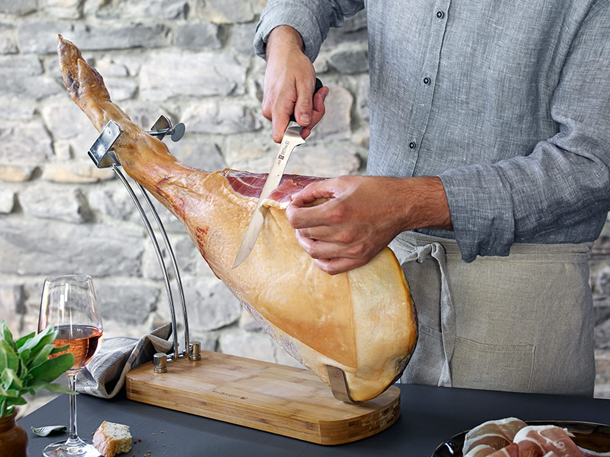 Zwilling Pro coltello prosciutto forgiato 26 cm inox