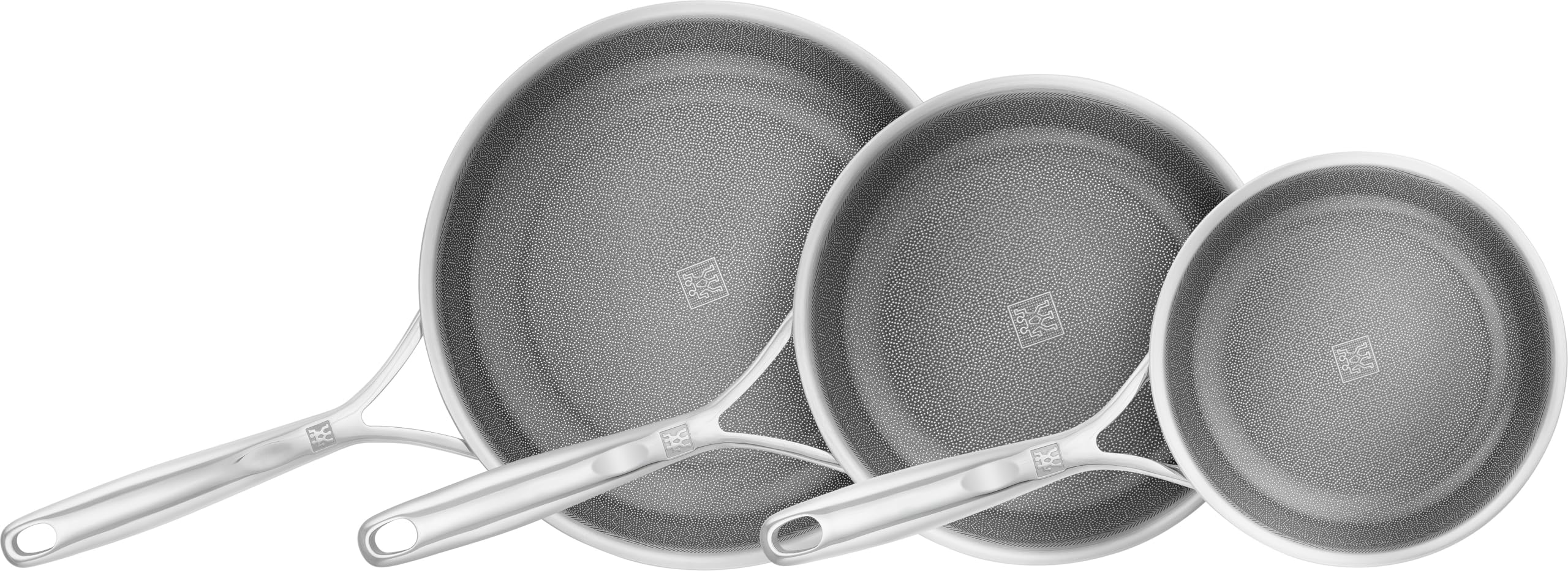 ZWILLING Peak set 3 padelle 20-24-28 cm nido d'ape
