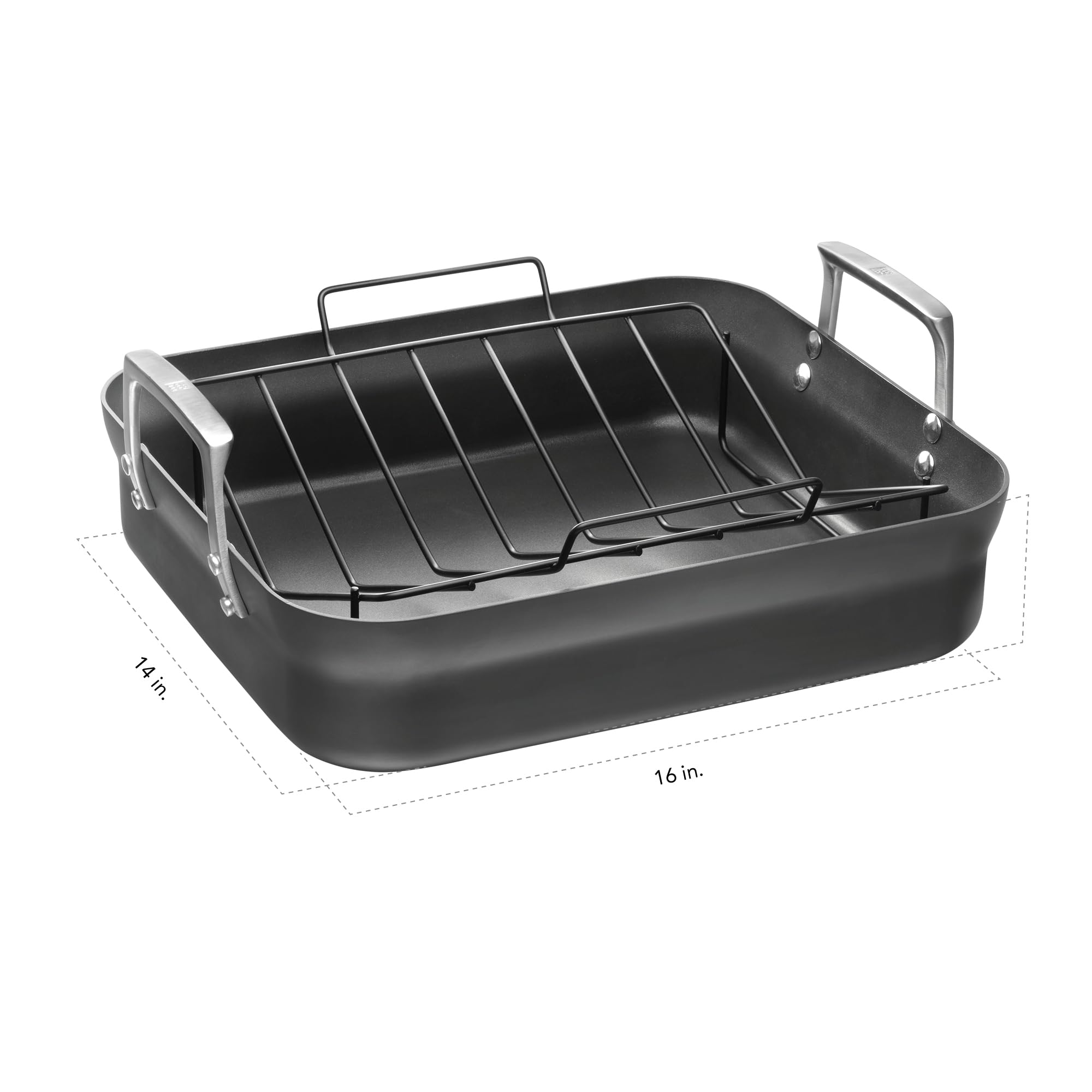 Zwilling Motion Rostiera Alluminio Antiaderente con Griglia