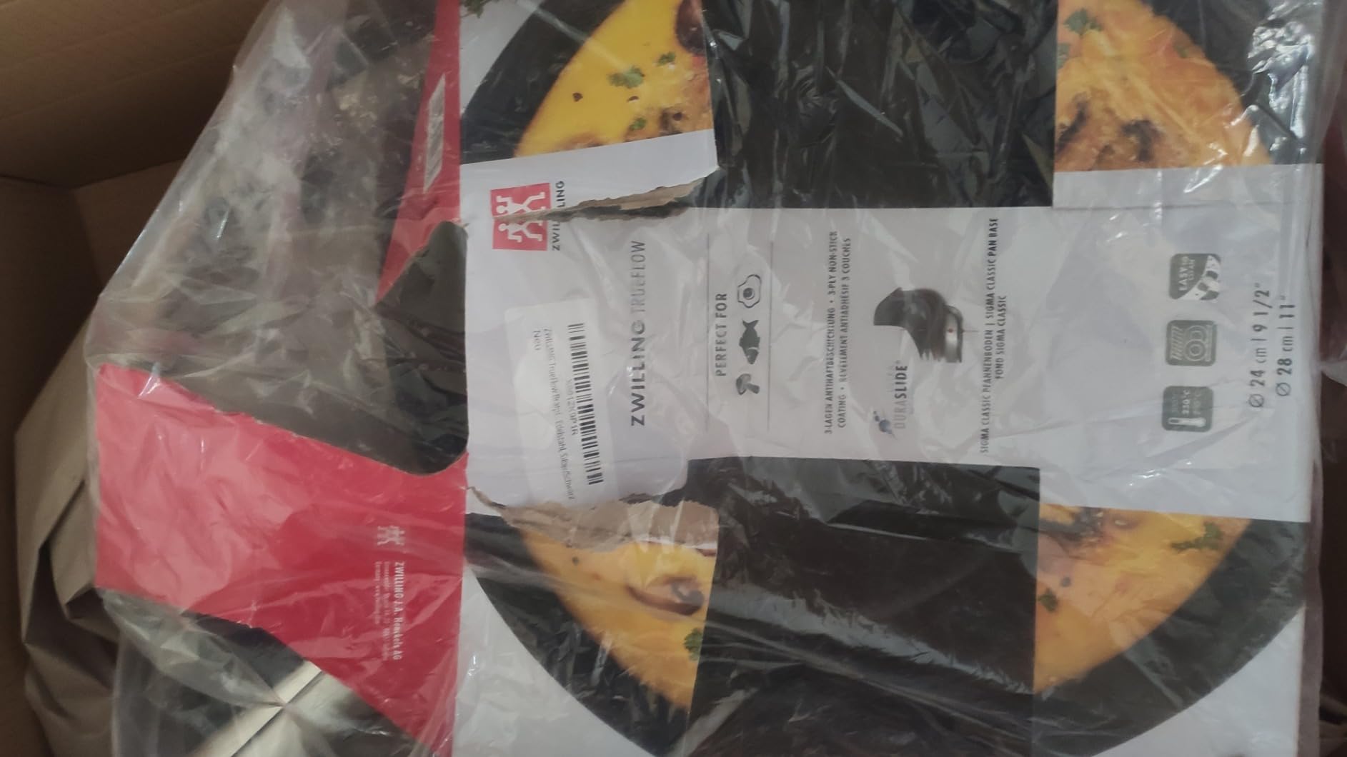 Zwilling TrueFlow set 2 padelle 24+28 cm induzione