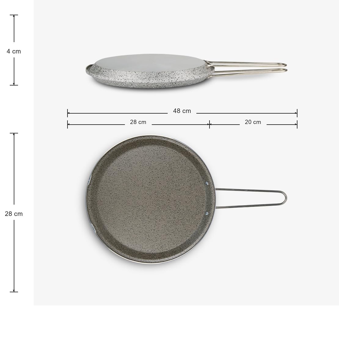 Mamù Janet 2.0 girafrittata antiaderente 28 cm