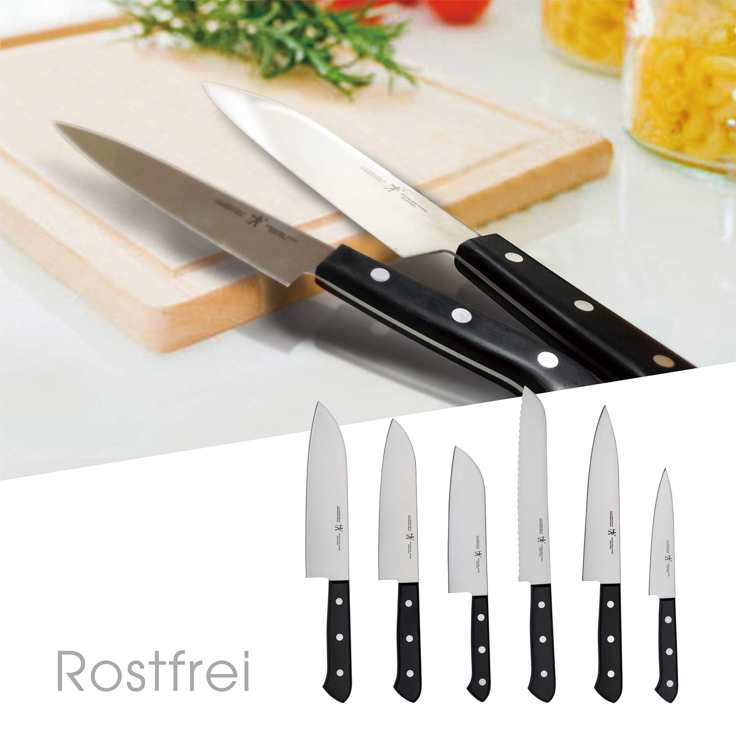 Henckels Set 2 Coltelli Cucina Acciaio 10055-002